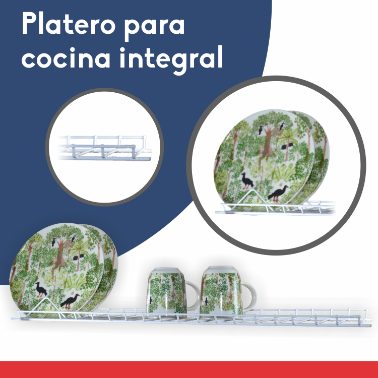 Platero Para Cocina Integral